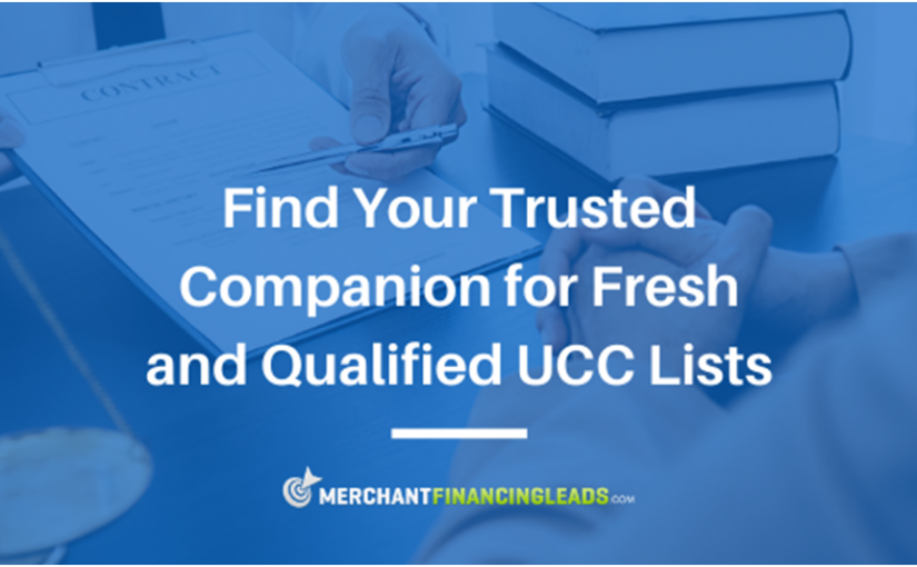 Find Your Trusted Companion for Fresh and Qualified UCC Lists