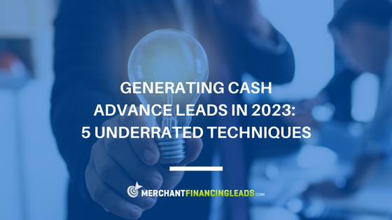 merchant cash loan leads